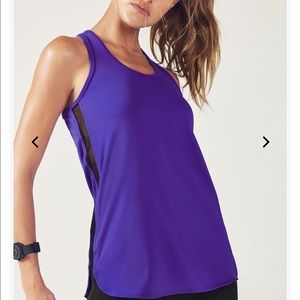 Fabletics Karlie tunic purple tank NWT